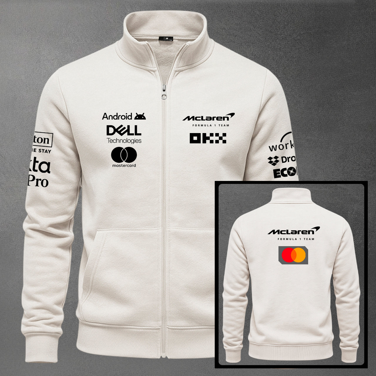 BUZO CUELLO ALTO F1 MCLAREN ESTAMPADO