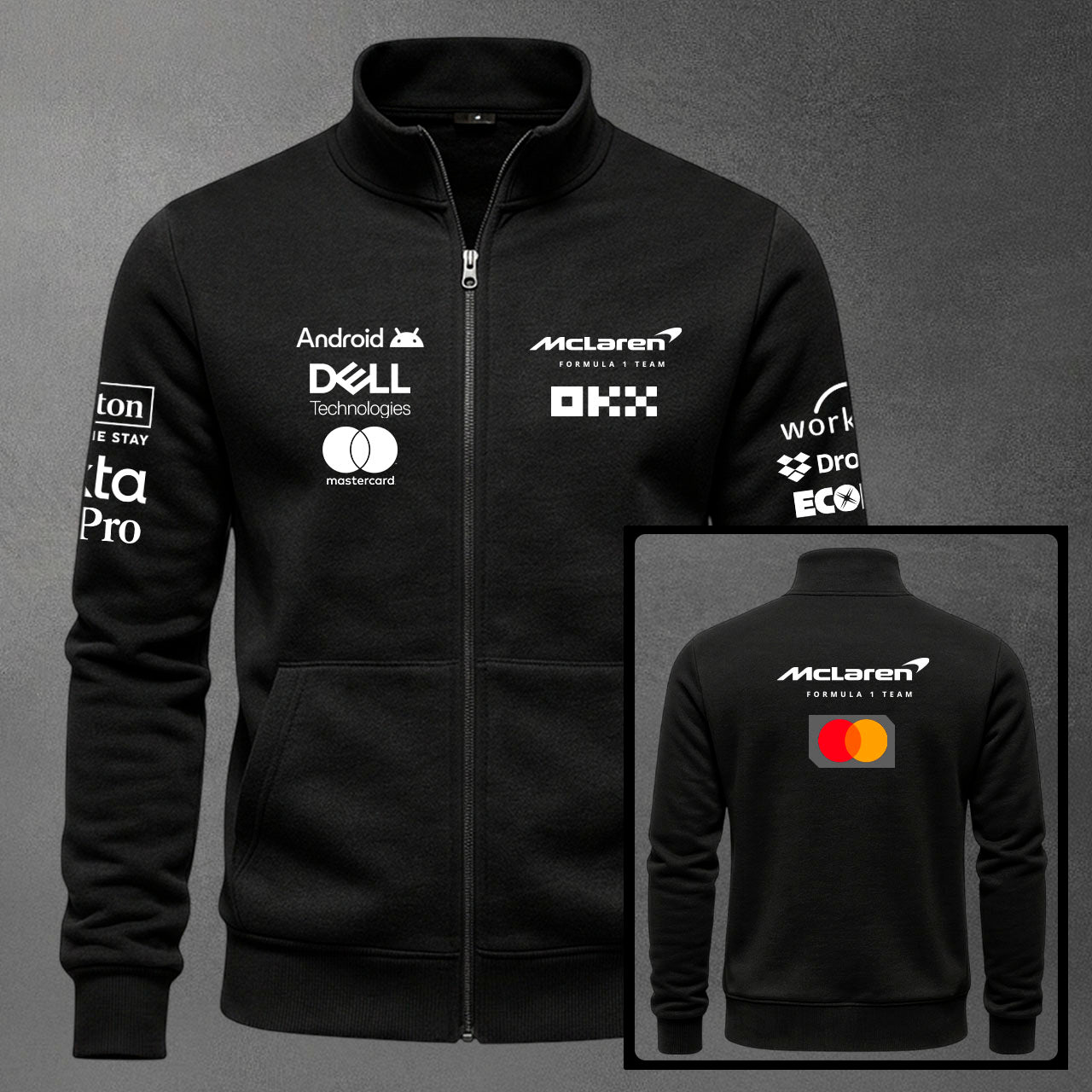 BUZO CUELLO ALTO F1 MCLAREN ESTAMPADO