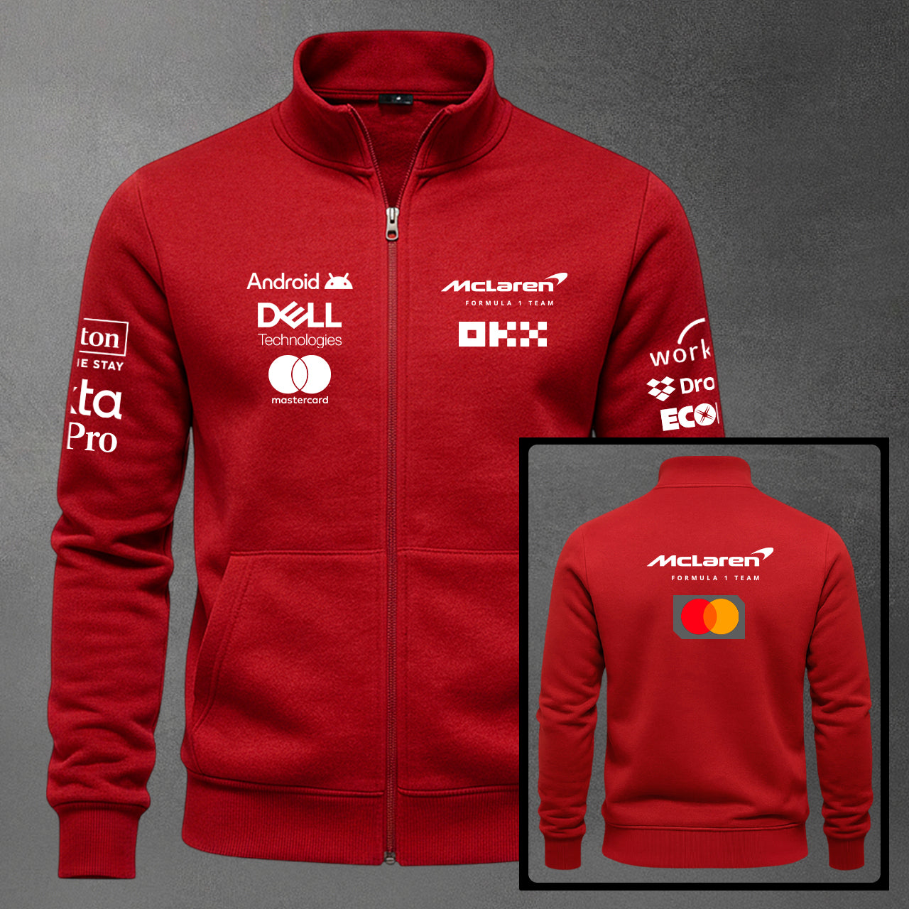 BUZO CUELLO ALTO F1 MCLAREN ESTAMPADO